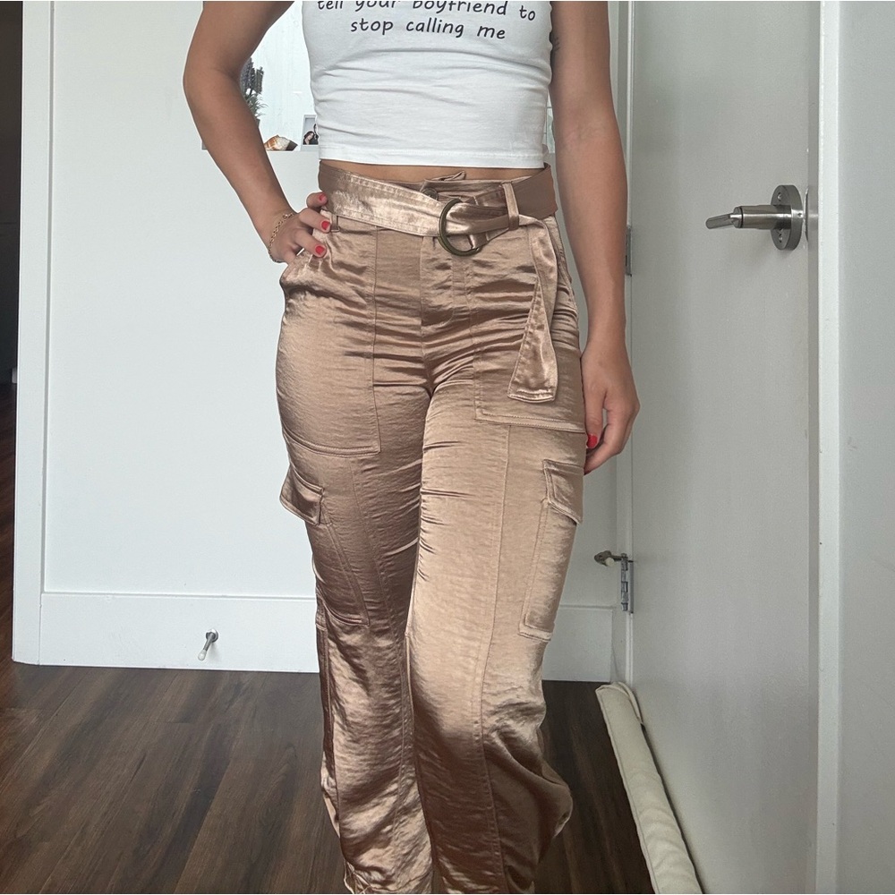 Banana Republic gold pants!